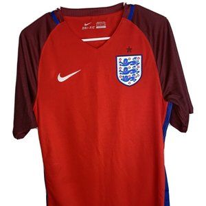 NWOT ENGLAND TEAM AWAY 2016 (S) NIKE RED JERSEY